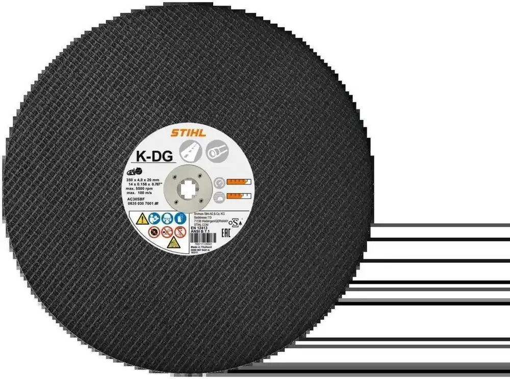 Slipskiva STIHL för Asfalt K-DG Ø 350 mm/12" Beställ idag