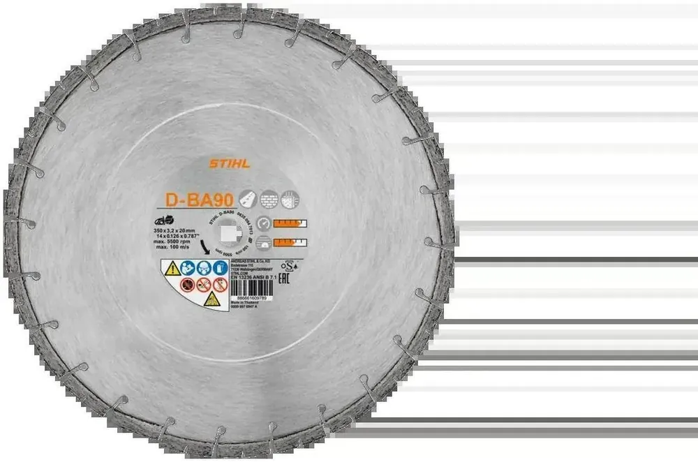 Begränsat erbjudande Diamantkapskiva STIHL Betong/Asfalt (D-BA10) 300 mm