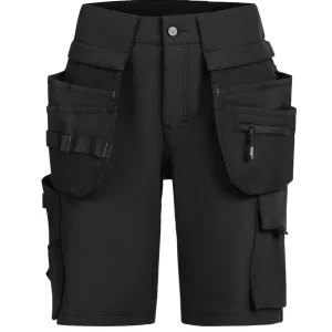 HANTVERKSSHORTS STRETCH ELEVATE G758 DAM SVART Billig