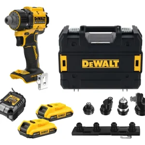 Billigare SKRUVDRAGARE MULTIHUVUD 18V XR, 2X2.0AH DCD803D2T-QW