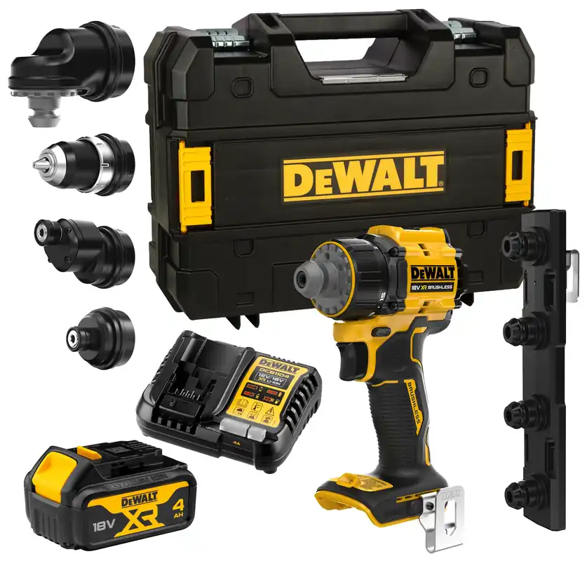 SKRUVDRAGARE MULTIHUVUD 18V XR 1X4.0AH DCD803M1T-QW Populär