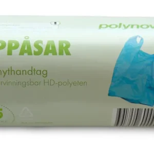 Rea PAPPERSKORGSPÅSE HD KNYT 30L 480X590MM BLÅ RULLE Á 25ST