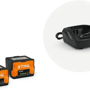 Startset STIHL med 2x Batteri AK 20 och Laddare AL 101 Rea