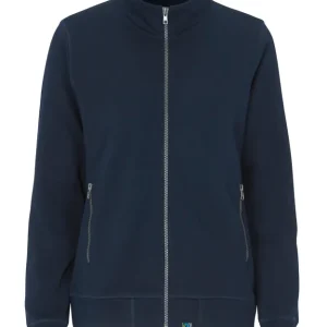 Fynd F. TERRY FZ COLLAR LADY (GOTS) NAVY