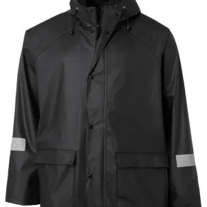 Sista chansen REGNJACKA PU ESSENTIAL SVART