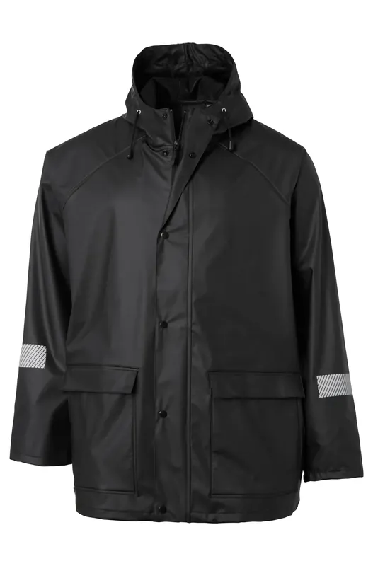 Sista chansen REGNJACKA PU ESSENTIAL SVART