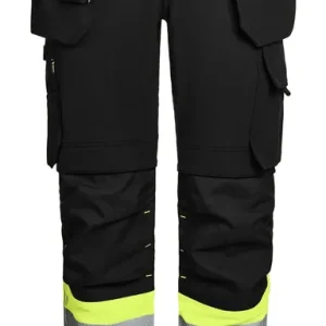 Reapris HANTVERKSBYXA STRETCH VARSEL ELEVATE G531 SVART/GUL
