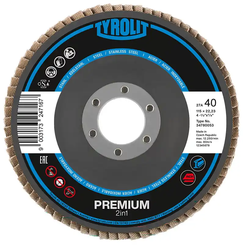 LAMELLRONDELL PRE 125MM K80 KONISK 2IN1 Billig