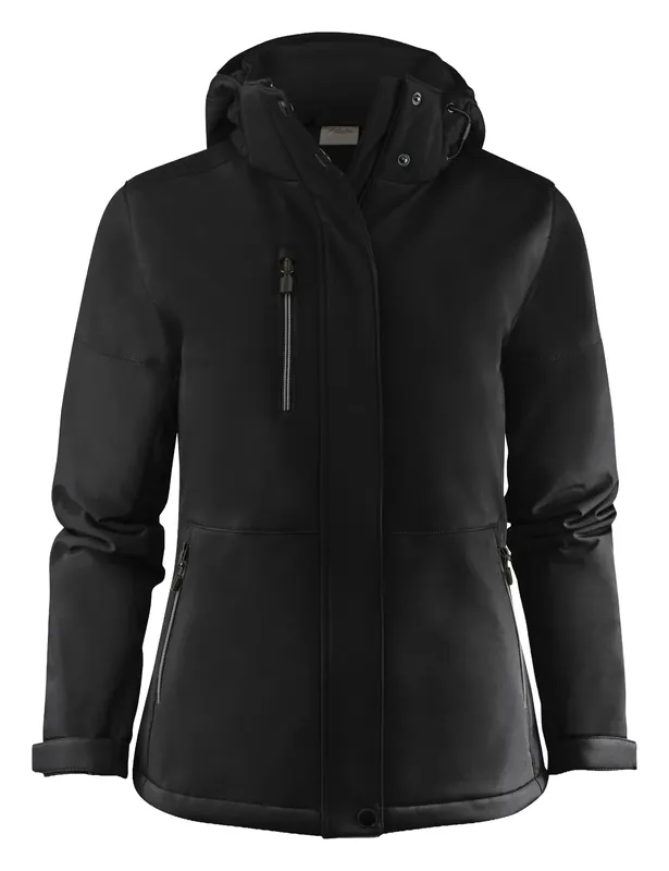 PRINTER OVERLANDING LADY SOFTSHELL BLACK Begränsat antal