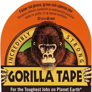 GORILLA VÄVTAPE SVART 48 MM Expressleverans