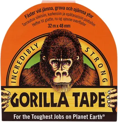 GORILLA VÄVTAPE SVART 48 MM Expressleverans