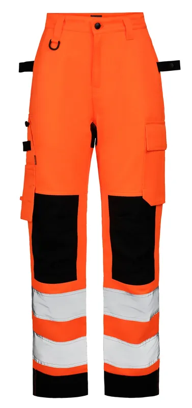 prisnedsättning SERVICEBYXA STRETCH VS3W KLASS 2 ORANGE/SVART DAM