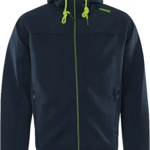 SWEATSHIRT-JACKA MED HUVA 7550 GSM MÖRK MARINBLÅ Snabb leverans