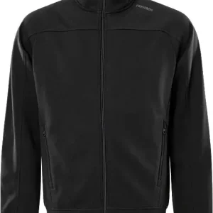SWEATSHIRT-JACKA 7552 GSM SVART/GRÅ Reapris