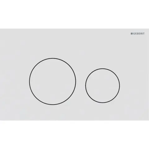 Beställ idag Geberit Sigma 40 Round Spolplatta
