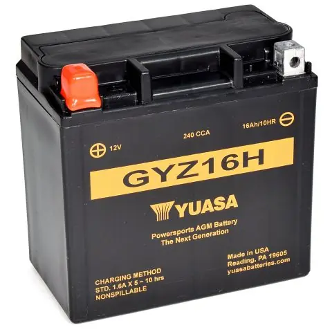 Yuasa GYZ16H Startbatteri Billigare