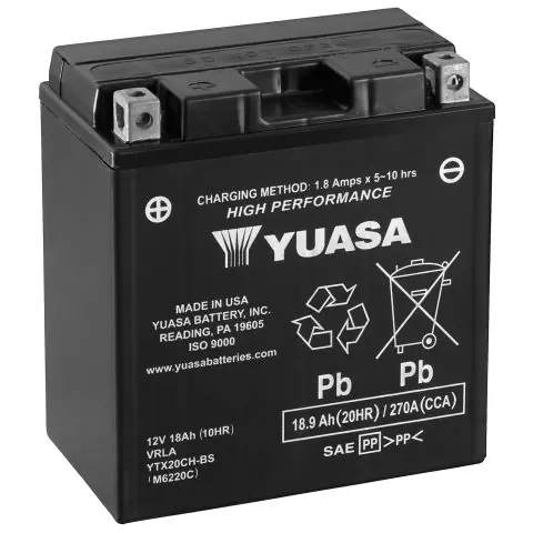 Beställ idag Yuasa YTX20CH-BS Startbatteri