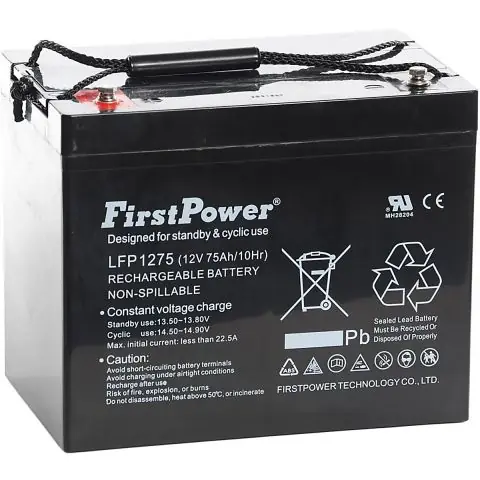 Populärt val First Power LFP1275 Batteri