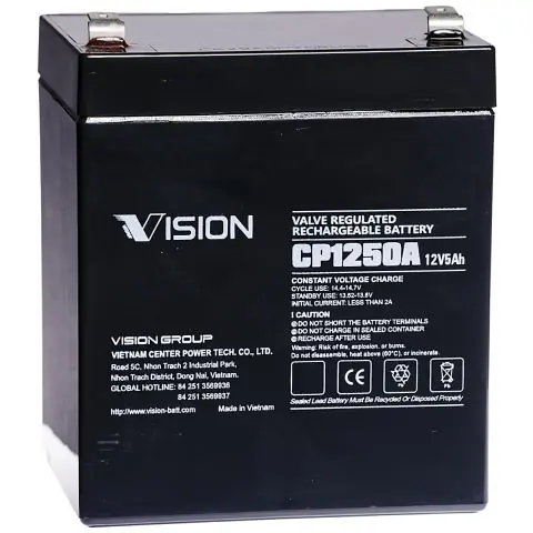 Beställ nu Vision CP1250A Batteri