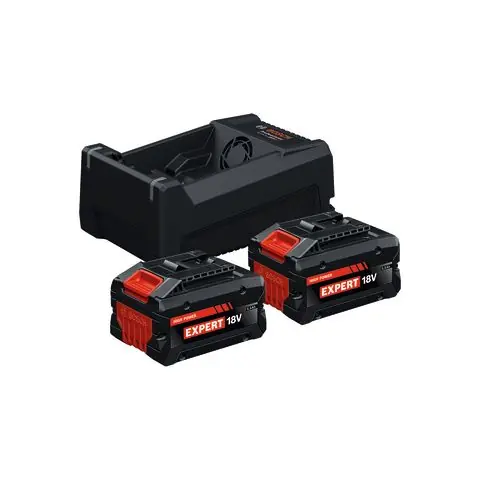 Bosch 2x EXBA18V-55 + GAL12V/18V-80 Batteripaket Snabb frakt
