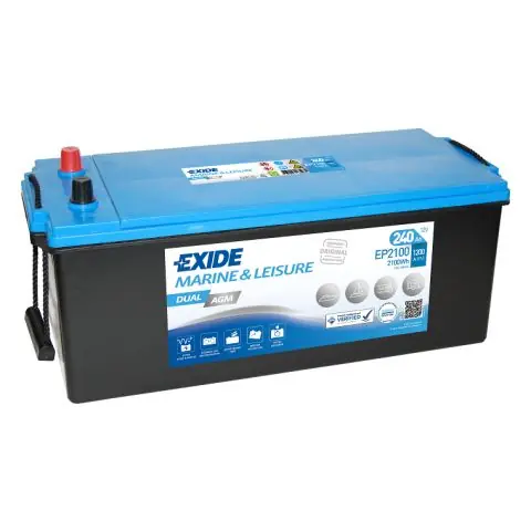Exide Dual AGM EP2100 Fritidsbatteri Begränsad tid