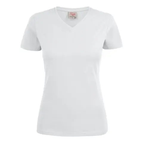 Printer Heavy V-neck Lady T-shirt Reapris