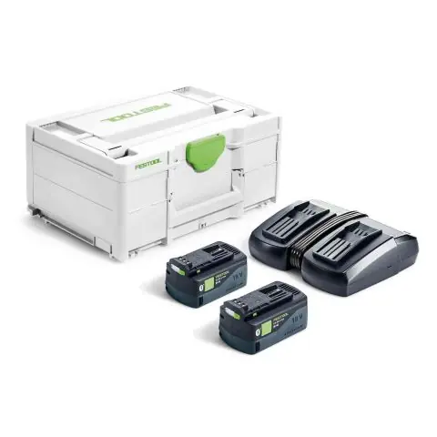 Festool SYS 18V 2x5,0/TCL 6 DUO Laddpaket Rea