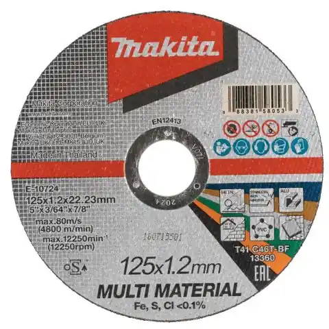 Makita E-10724 Kapskiva Rabatter