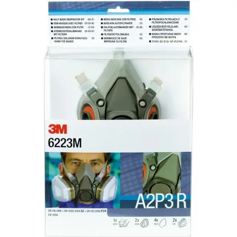 3M 6223M Halvmask Snabb leverans